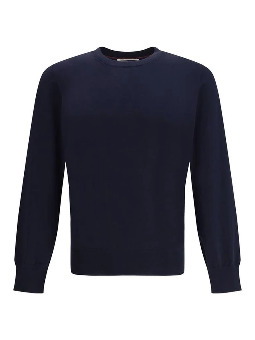Blue Cotton Sweatshirt