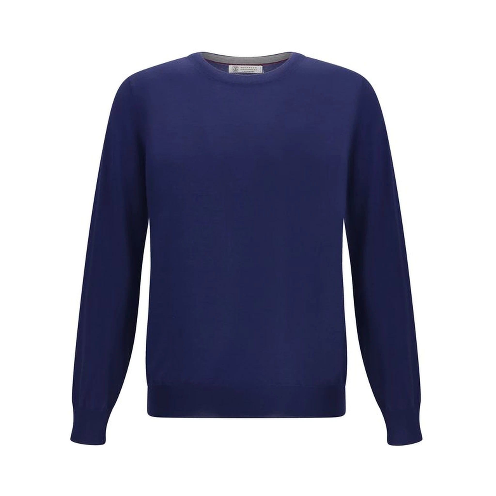 Blue Fleece Wool Sweatshirt