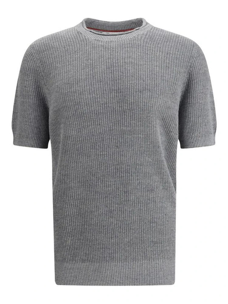 Gray Linen T-Shirt