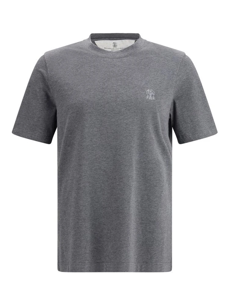 Gray Cotton T-Shirt