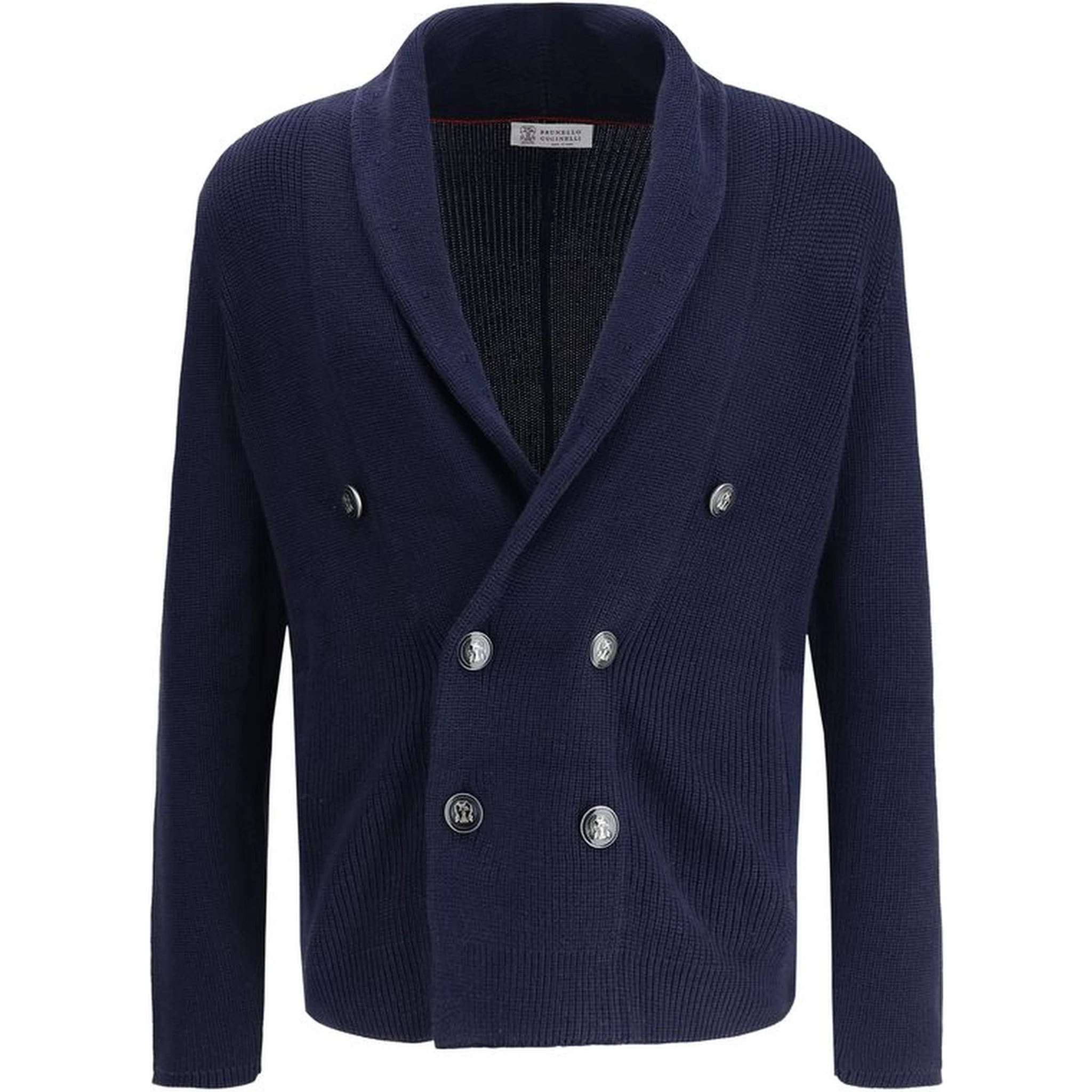 Blue Cotton Cardigan