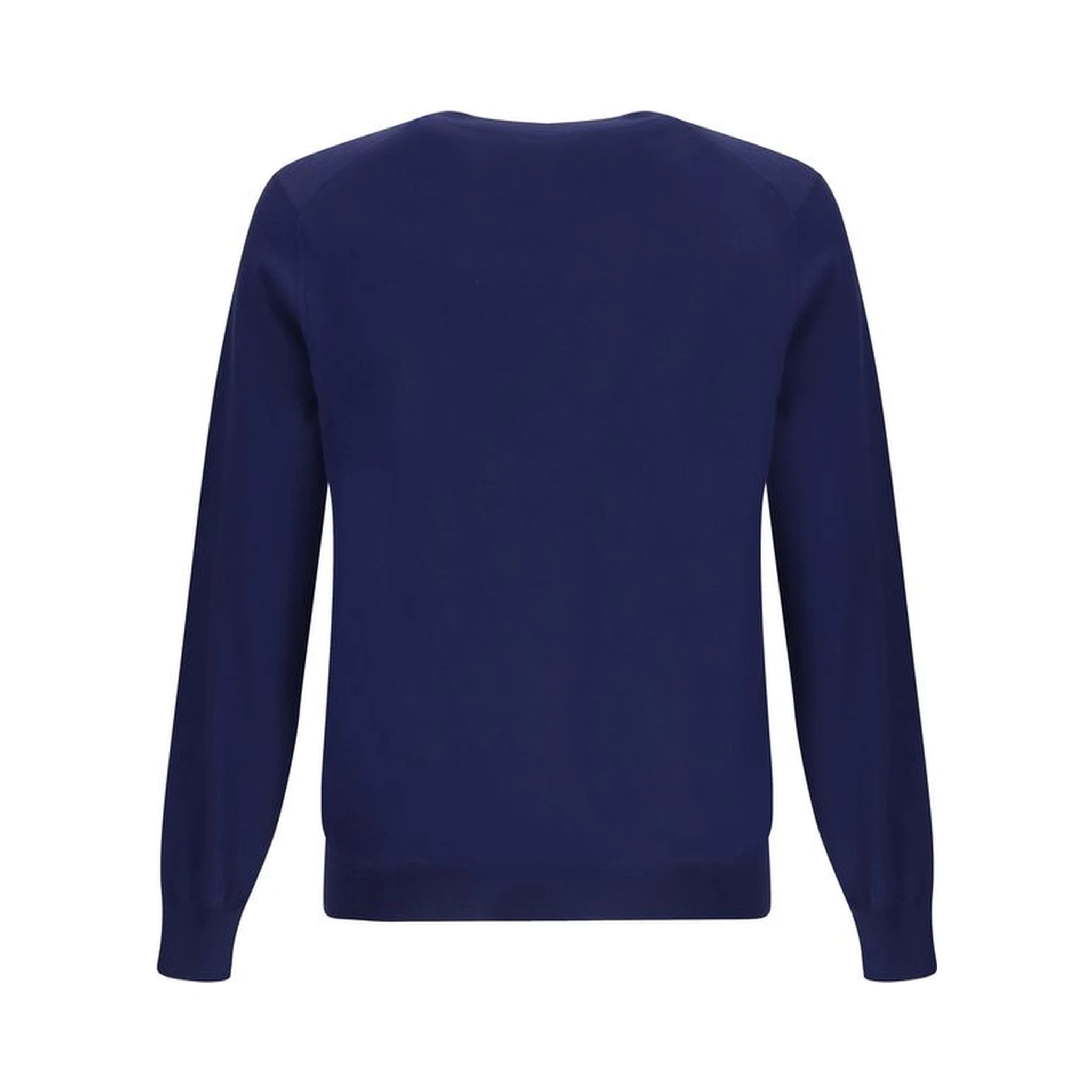 Blue Fleece Wool Sweatshirt