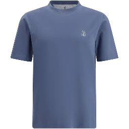Blue Cotton T-Shirt