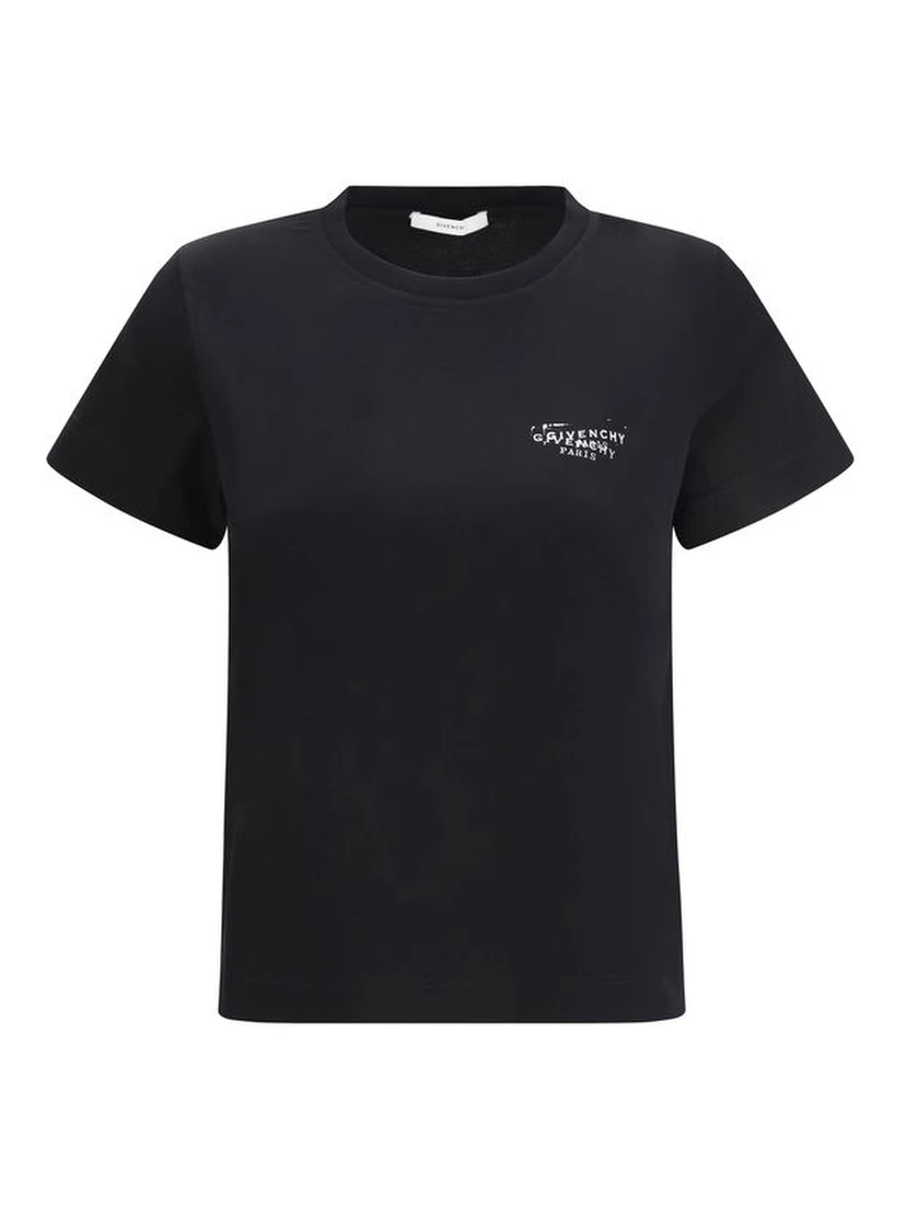 Black Cotton T-Shirt