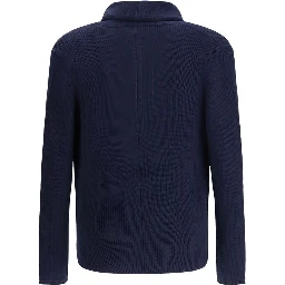 Blue Cotton Cardigan