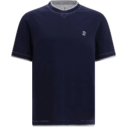Blue Cotton T-Shirt