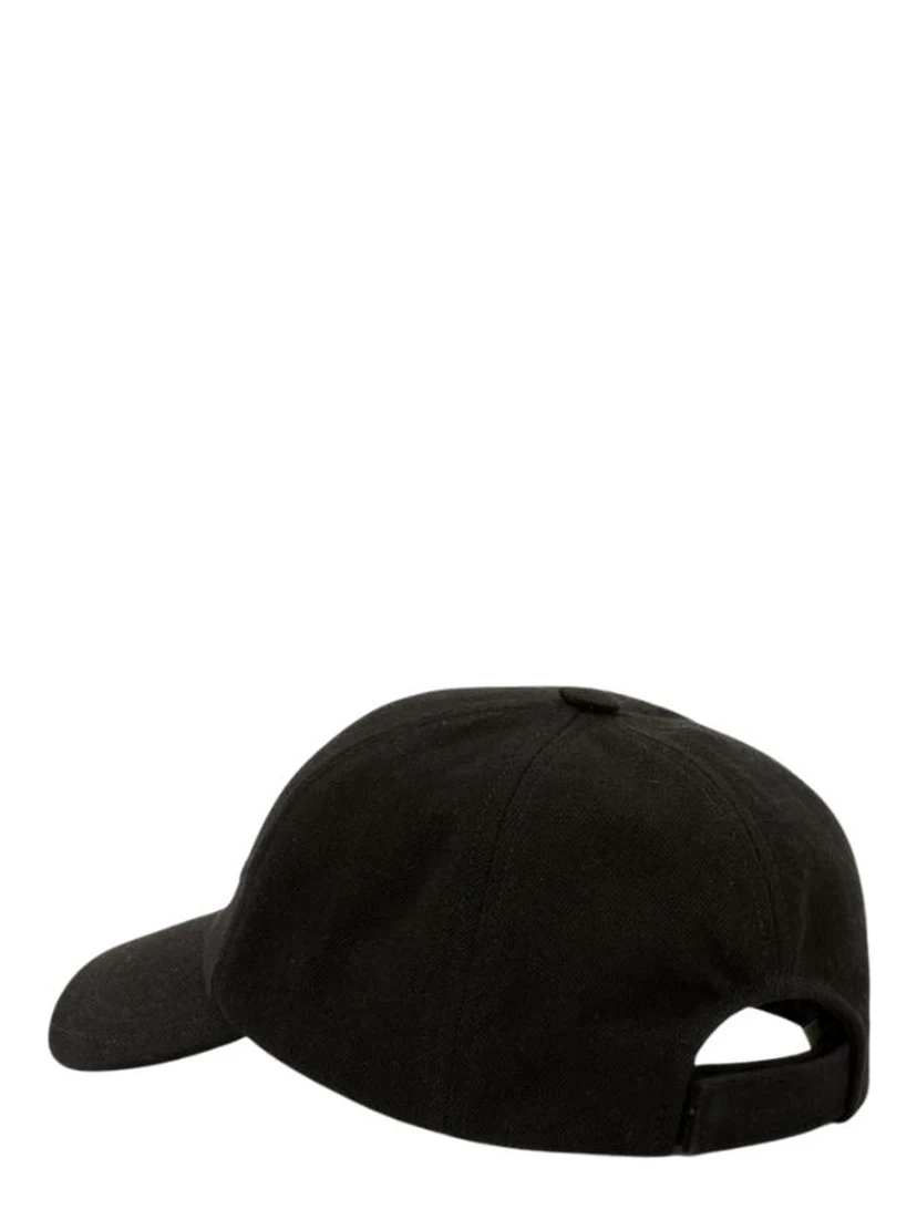 Berretto Tyron In Canvas Con Logo