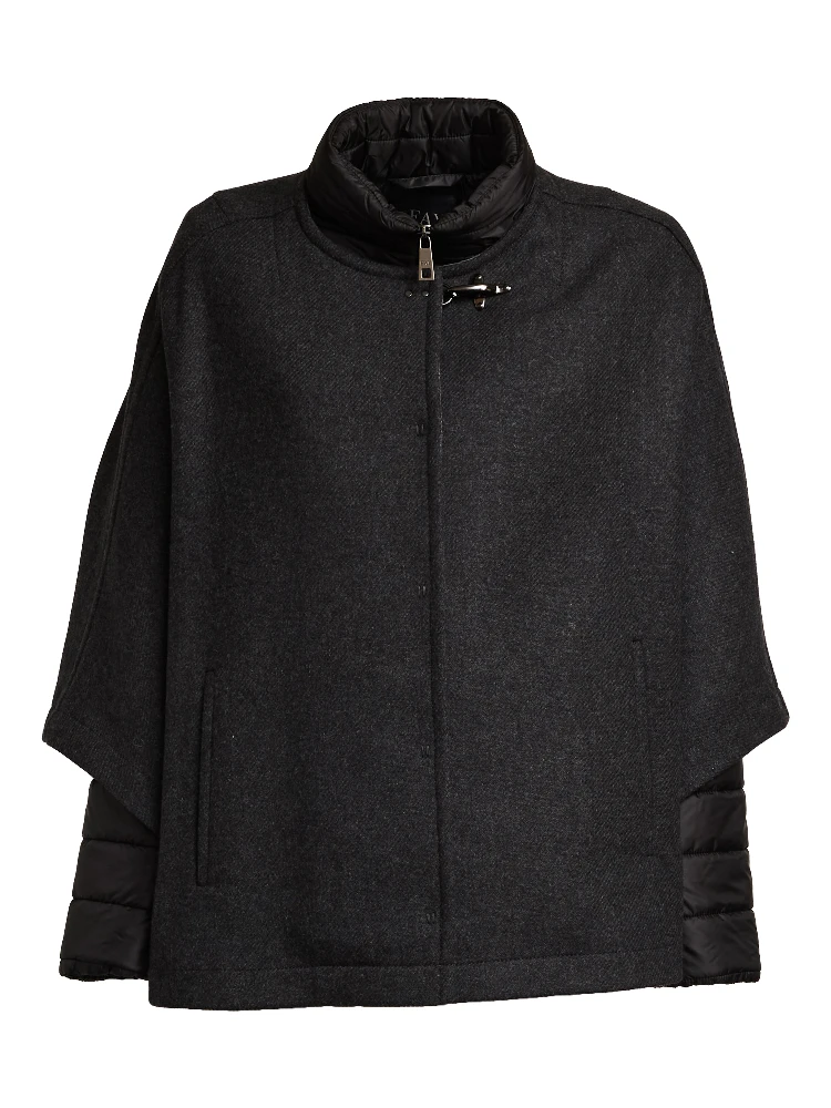 Mantella 3 In 1 Double-Face In Lana Cardata