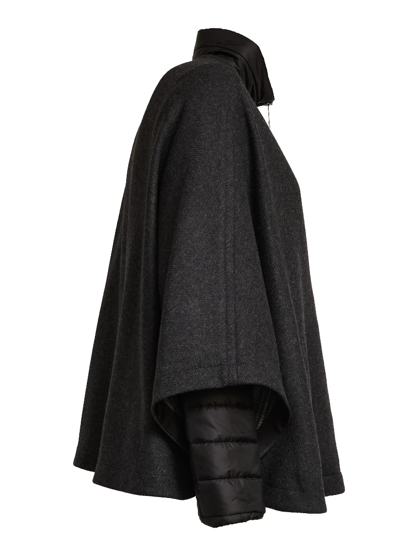 Mantella 3 In 1 Double-Face In Lana Cardata