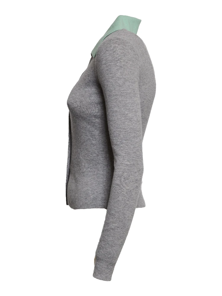 Grey Merino Wool Cardigan alternative
