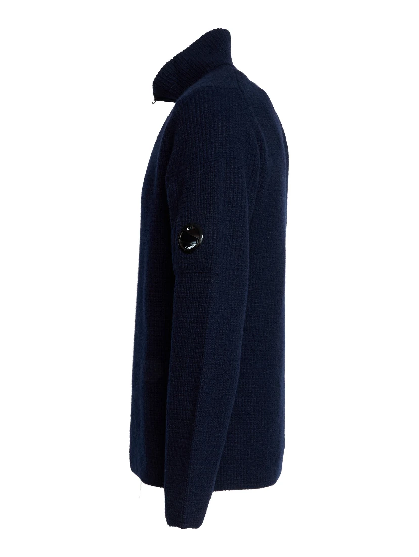 Polo Collar In Lambswool GRS Knit