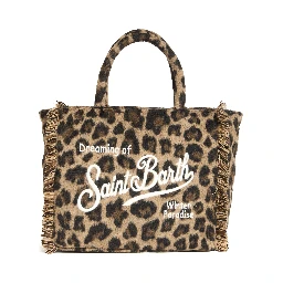 Borsa Colette In Feltro Leopard