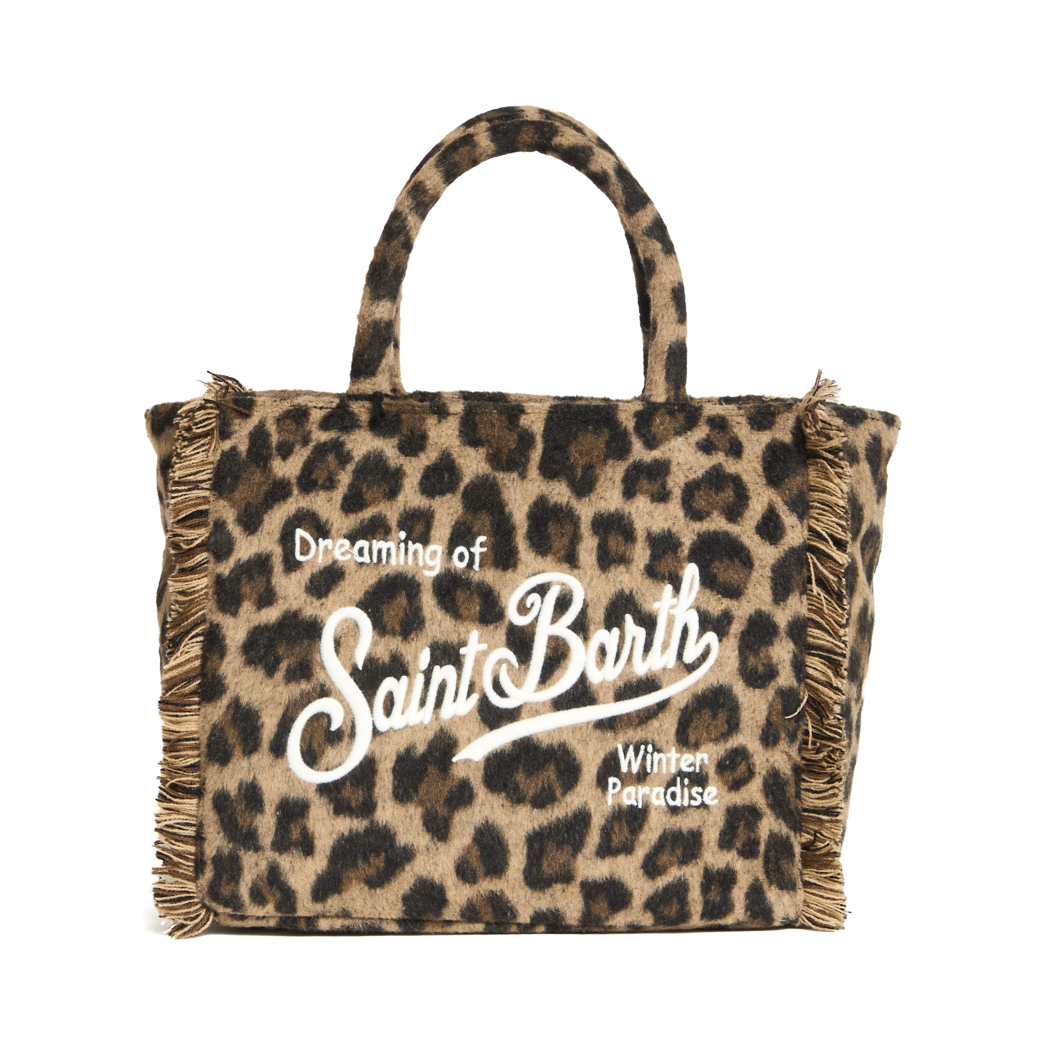 Borsa Colette In Feltro Leopard