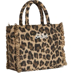Borsa Colette In Feltro Leopard