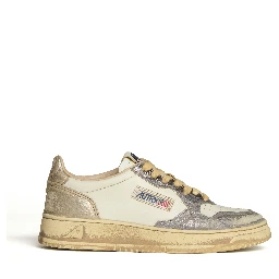 Sneakers Super Vintage Low Old Silver, Platino