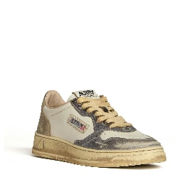 Sneakers Super Vintage Low Old Silver, Platino
