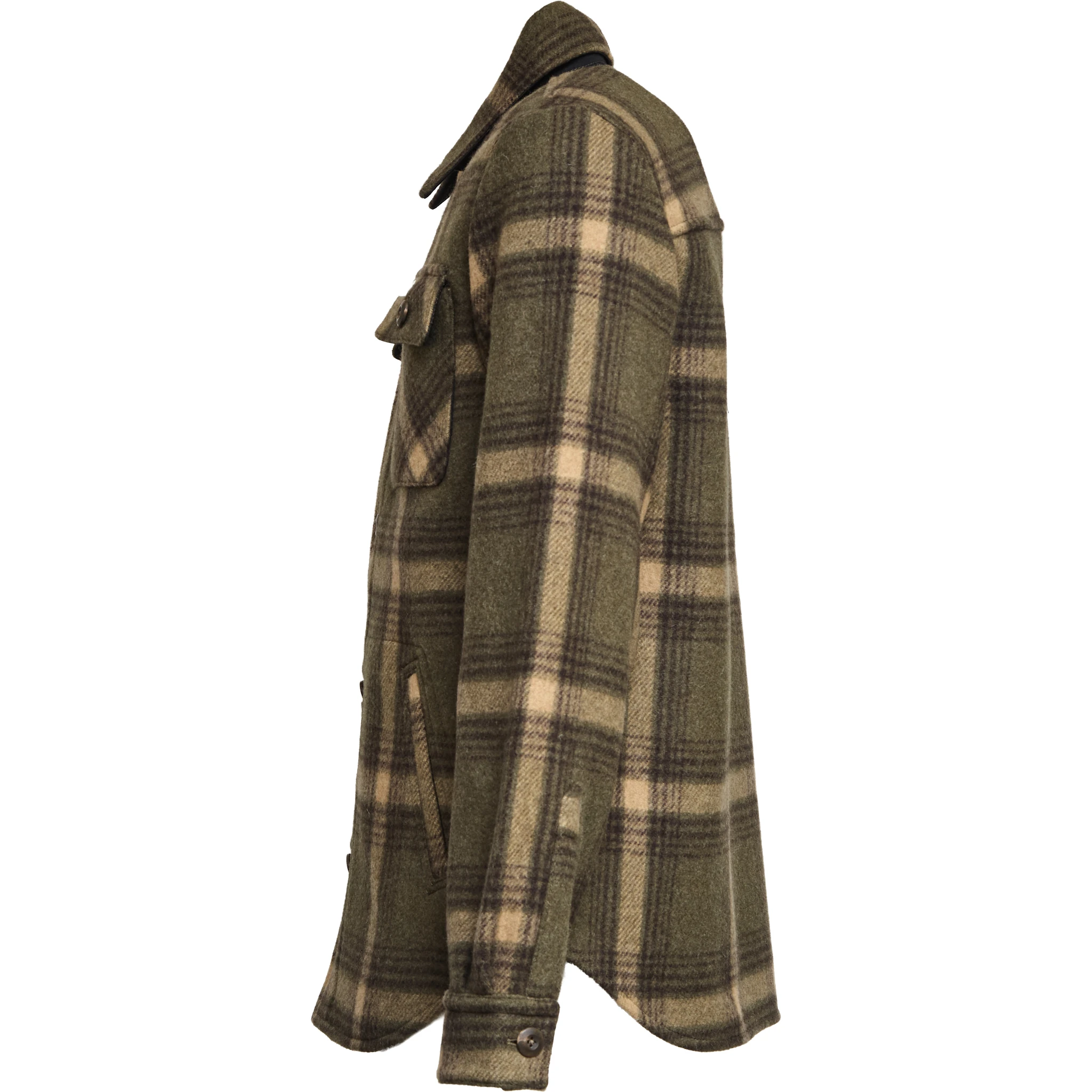 Overshirt Jacket In Panno Scozzese Fay Archive