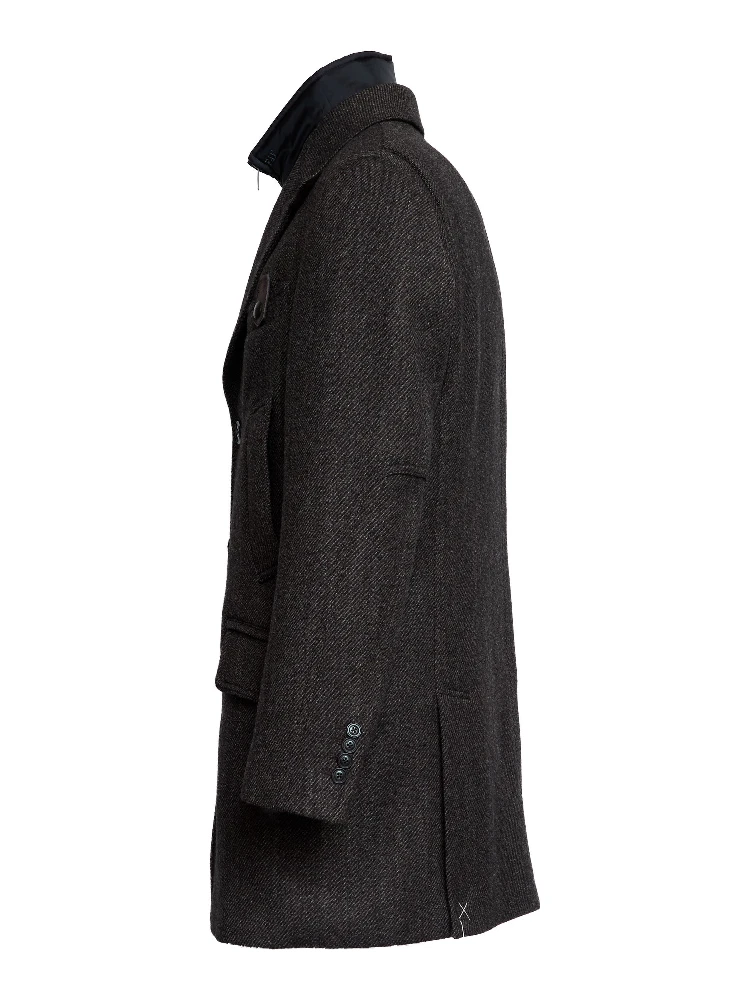 Cappotto Driving Double In Lana Diagonale alternative