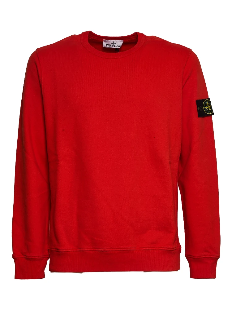 Felpa Girocollo Brushed Organic Cotton Fleece