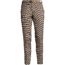 Pantaloni Lunghi Check, Pied De Poule