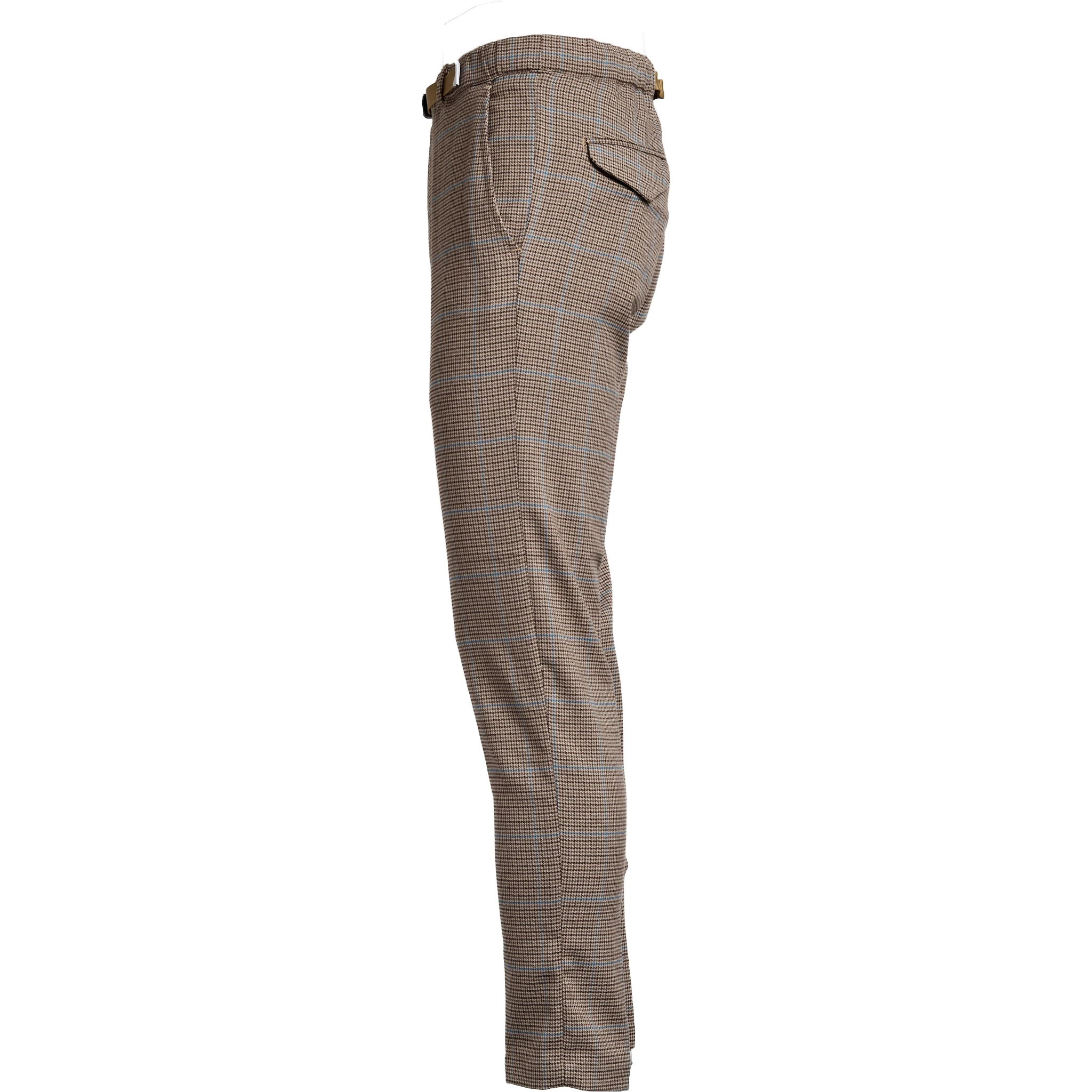 Pantaloni Lunghi Check, Pied De Poule