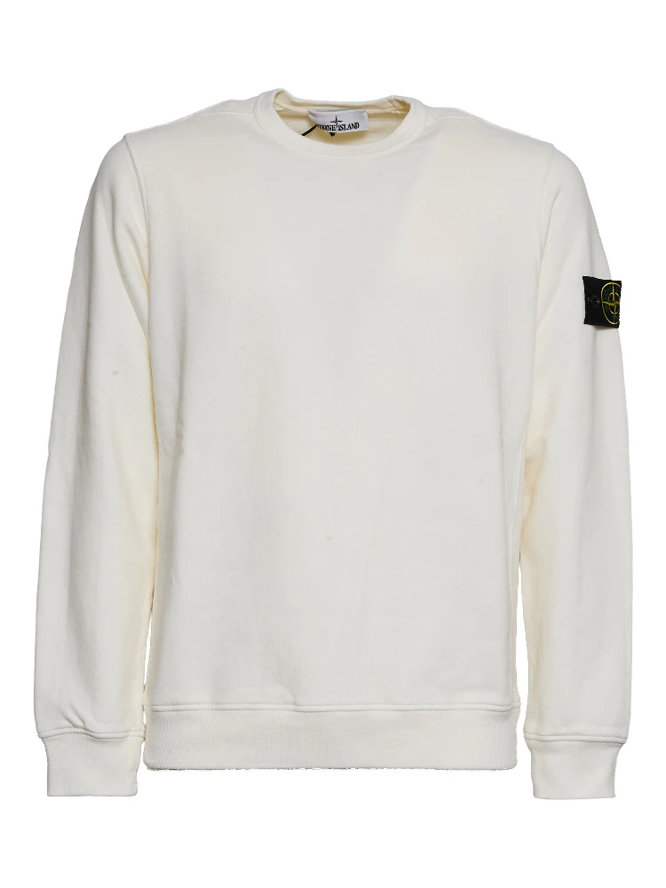 Felpa Girocollo Brushed Organic Cotton Fleece