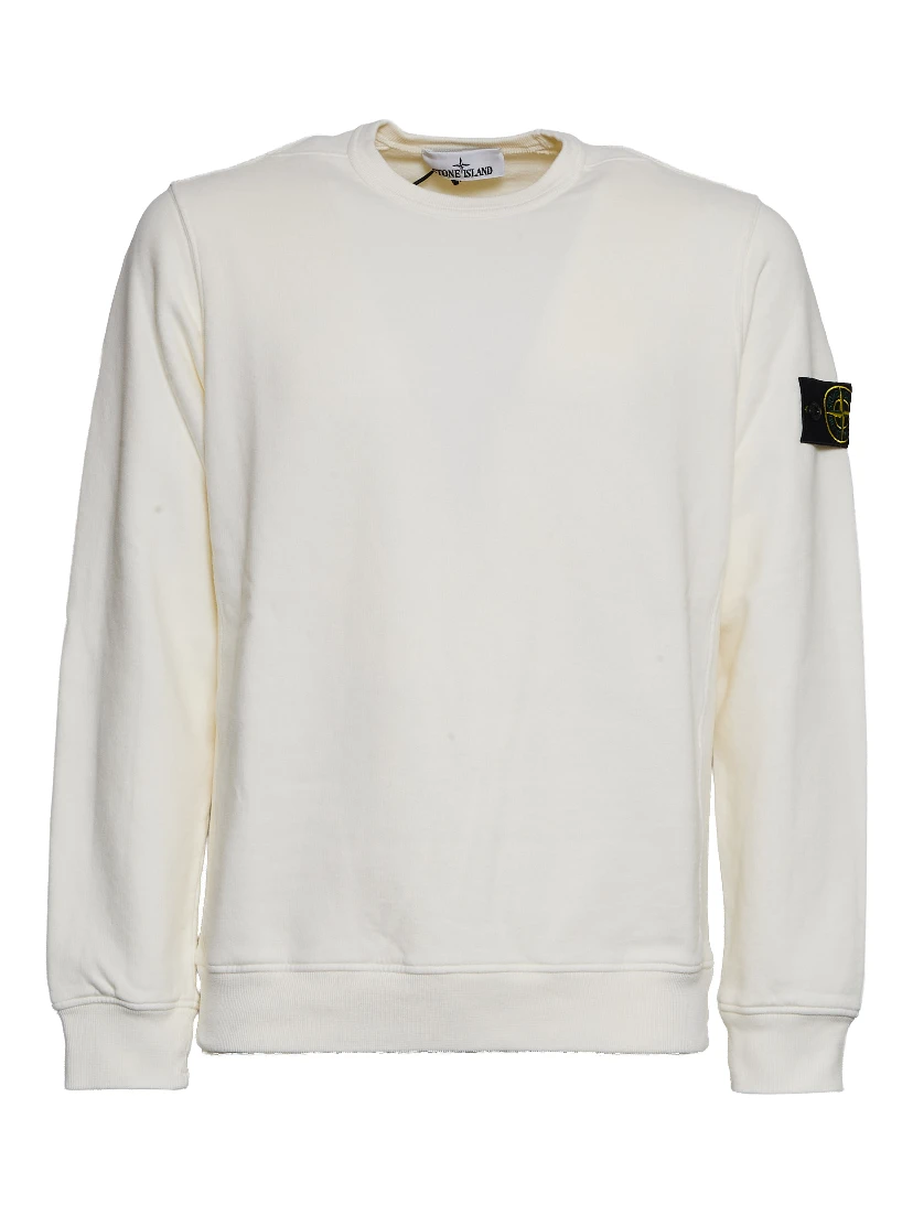 Felpa Girocollo Brushed Organic Cotton Fleece