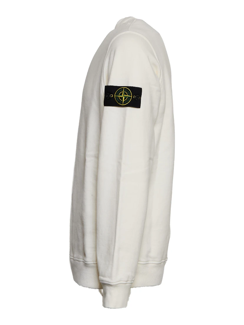 Felpa Girocollo Brushed Organic Cotton Fleece