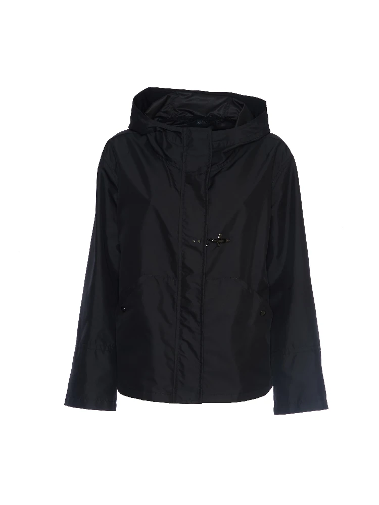 Parka Corto In Popeline Tecnico