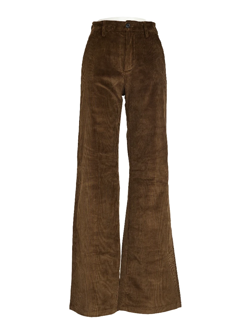 Pantaloni Misa A Palazzo In Velluto