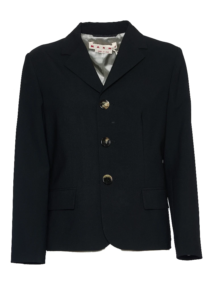 Blazer In Misto Lana