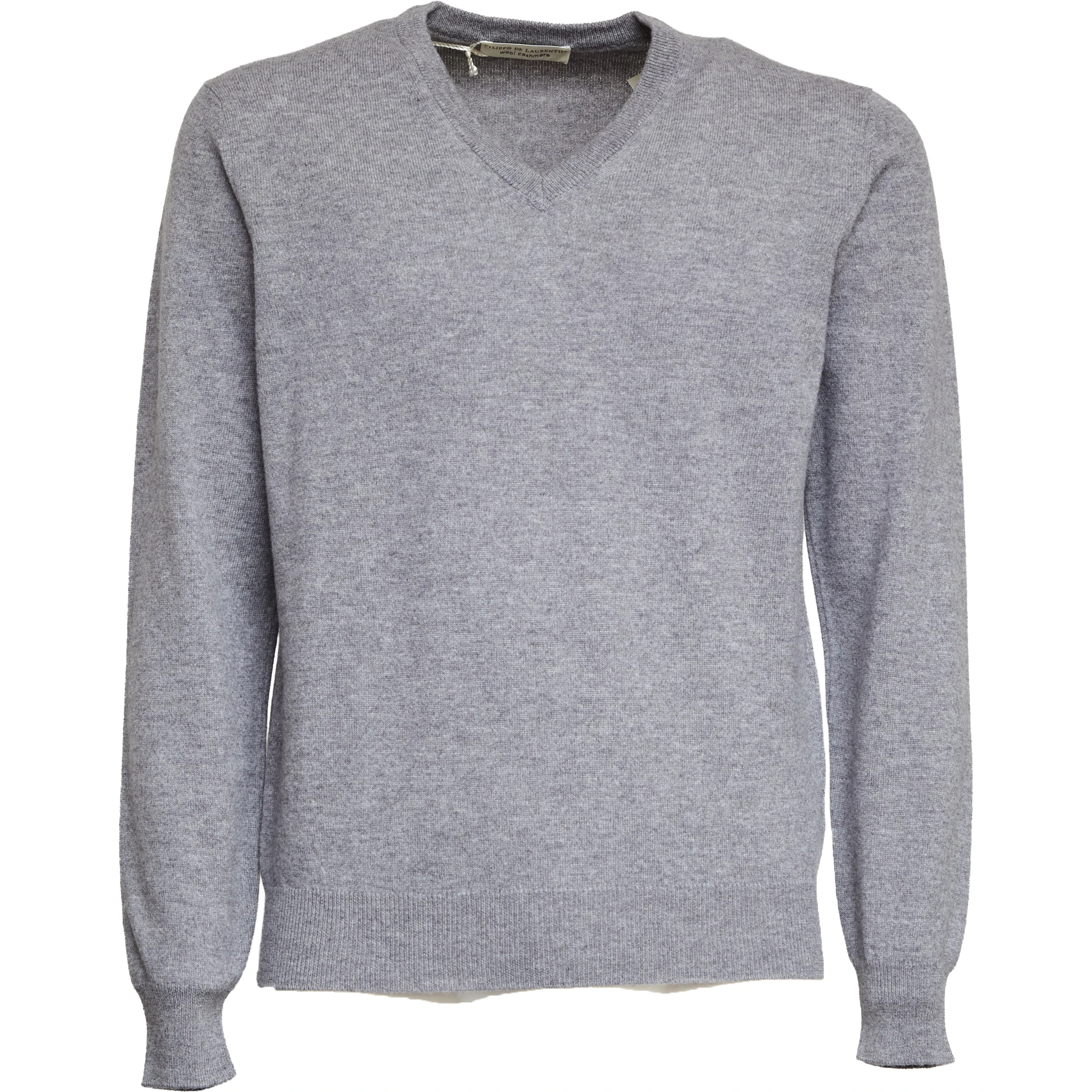 Maglia Scollo V In Lana, Cashmere