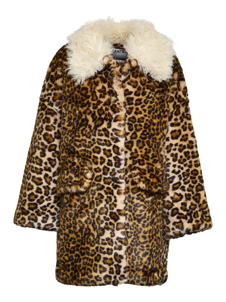 Cappotto Ileopard In Ecopelliccia