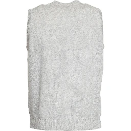 Gilet Con Bottoni In Lana, Cashmere