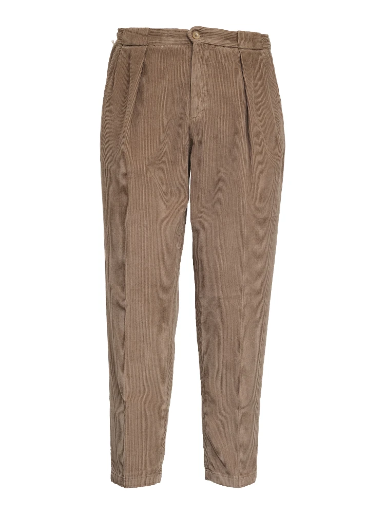 Pantaloni Portobello A Gamba Larga In Velluto