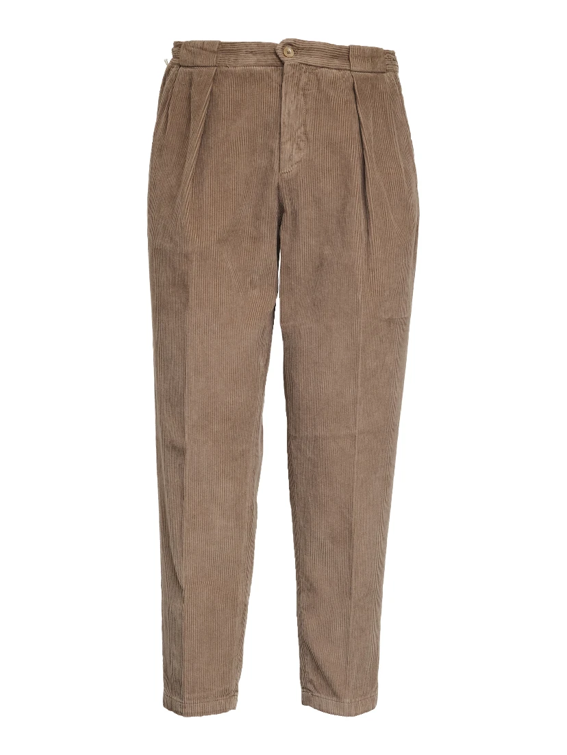 Pantaloni Portobello A Gamba Larga In Velluto