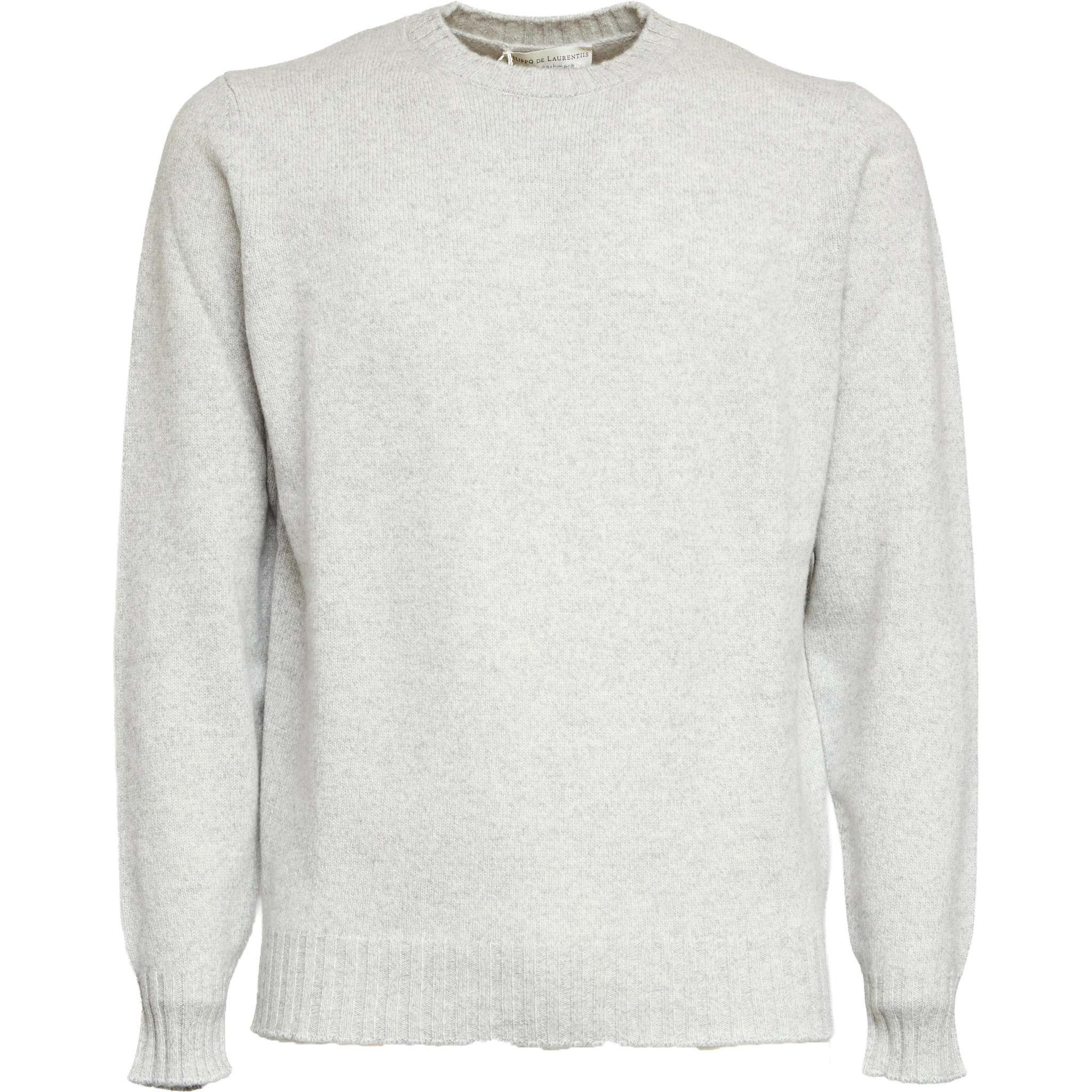 Maglia Girocollo In Lana, Cashmere