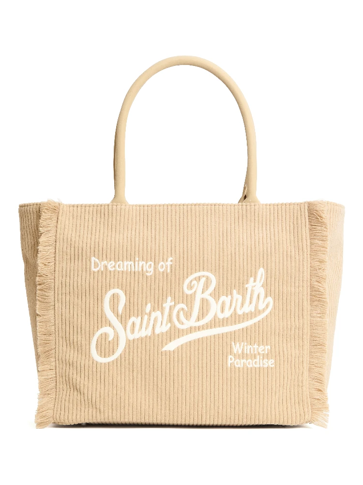 Borsa Vanity In Velluto A Coste