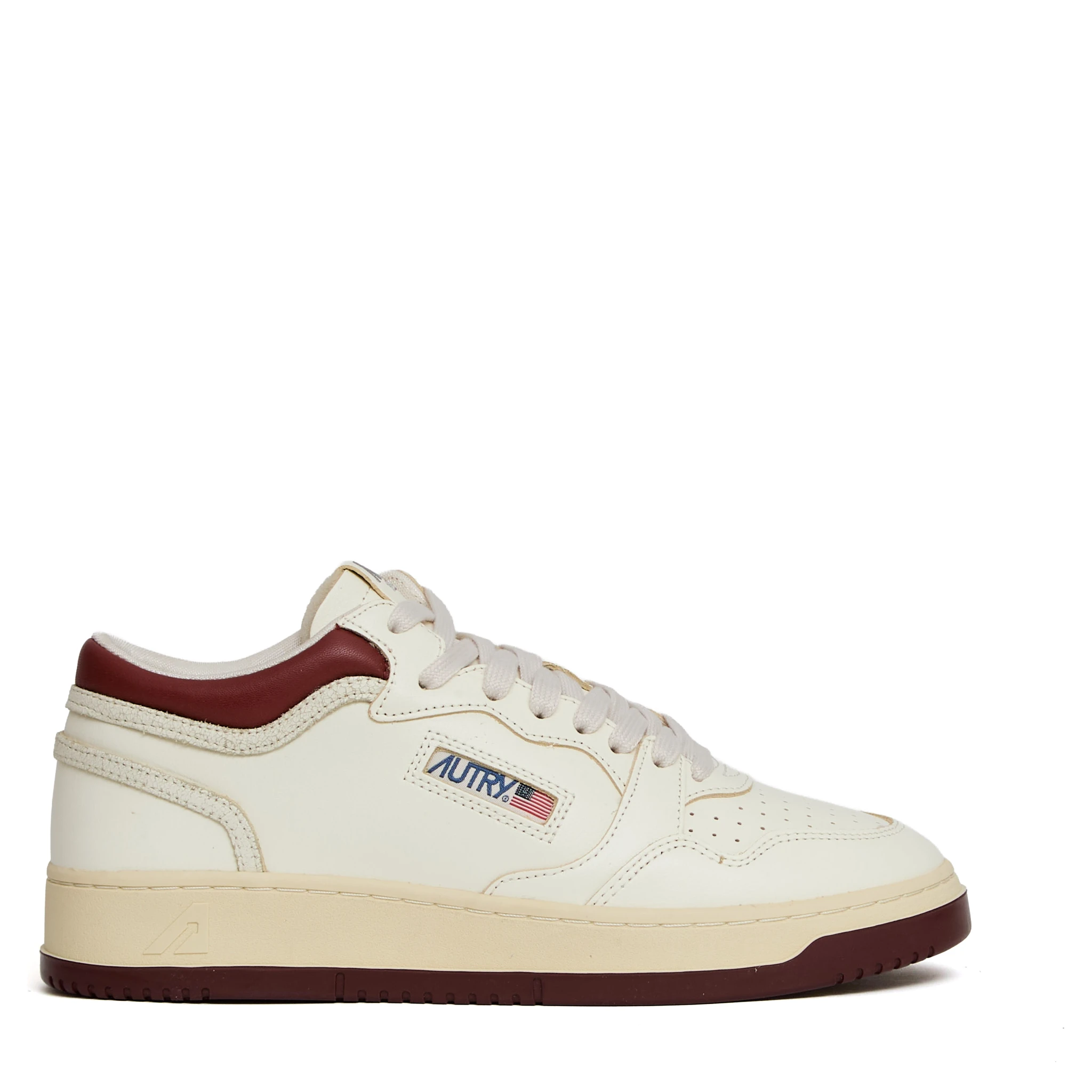 Sneakers Med-Way Mid In Pelle Syrah, Marsh