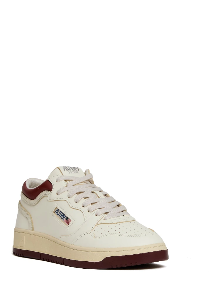Sneakers Med-Way Mid In Pelle Syrah, Marsh alternative