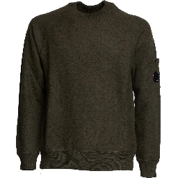 Merino Wool Felted Crew Neck Knit