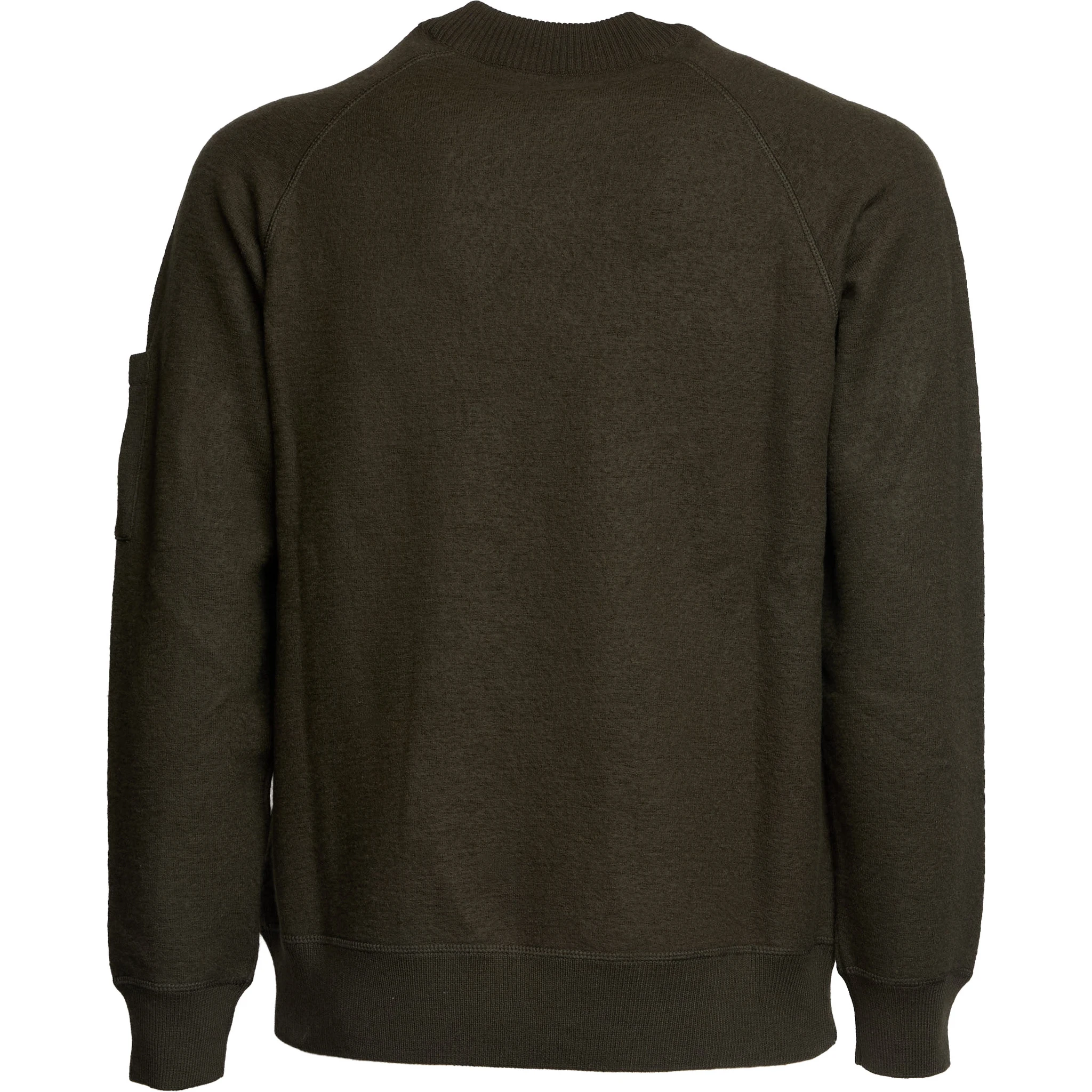 Merino Wool Felted Crew Neck Knit