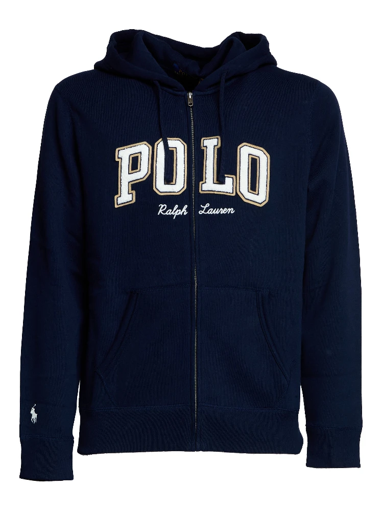 Felpa Con Cappuccio E Cerniera