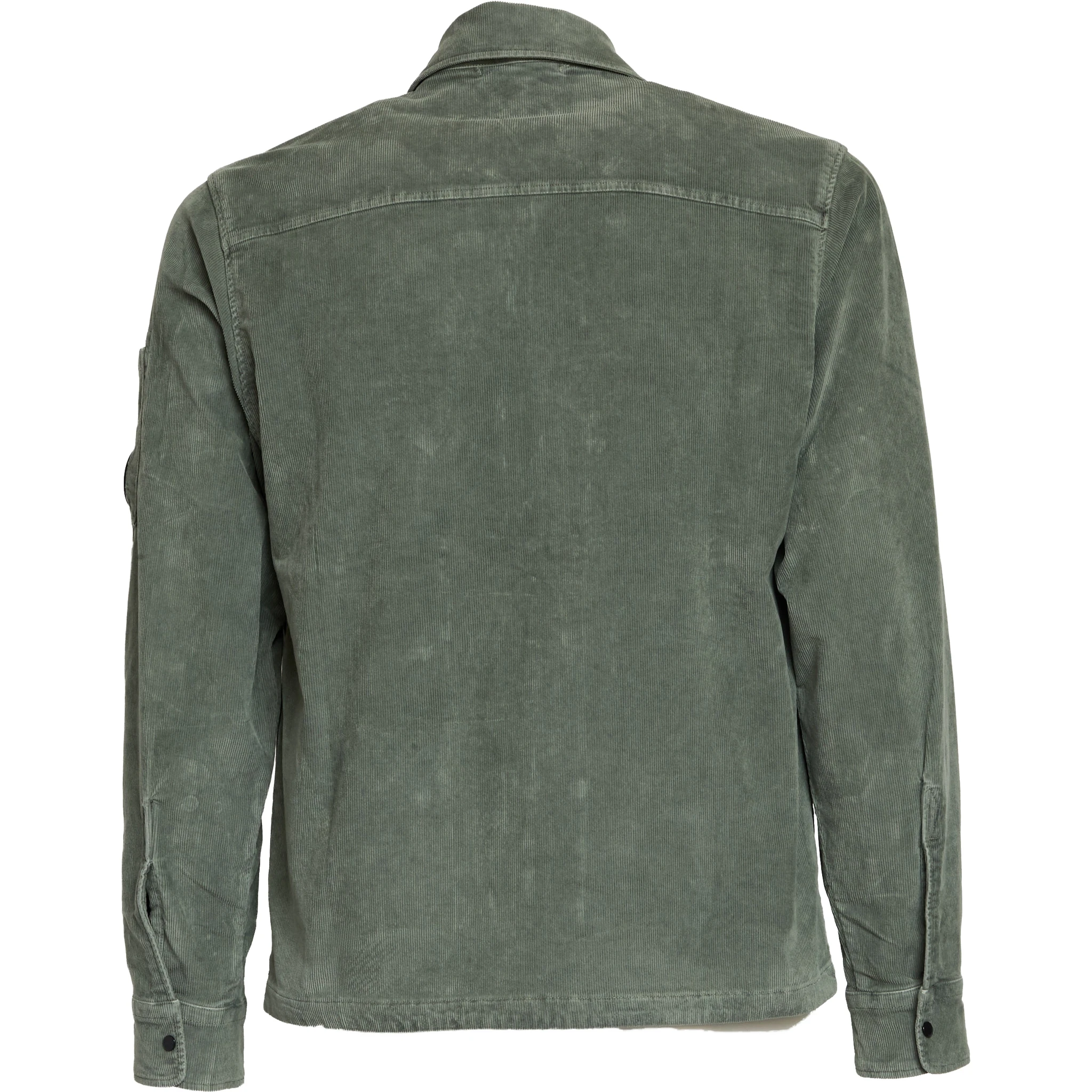 Corduroy Lens Zipped Overshirt