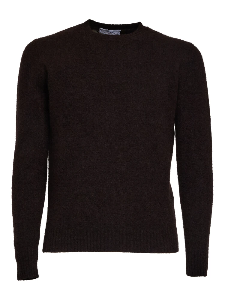 Maglia Girocollo In Seta, Cashmere