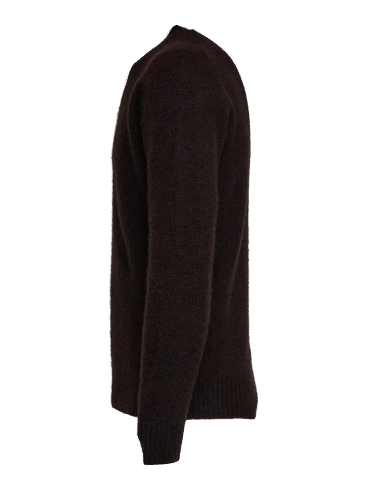 Maglia Girocollo In Seta, Cashmere alternative