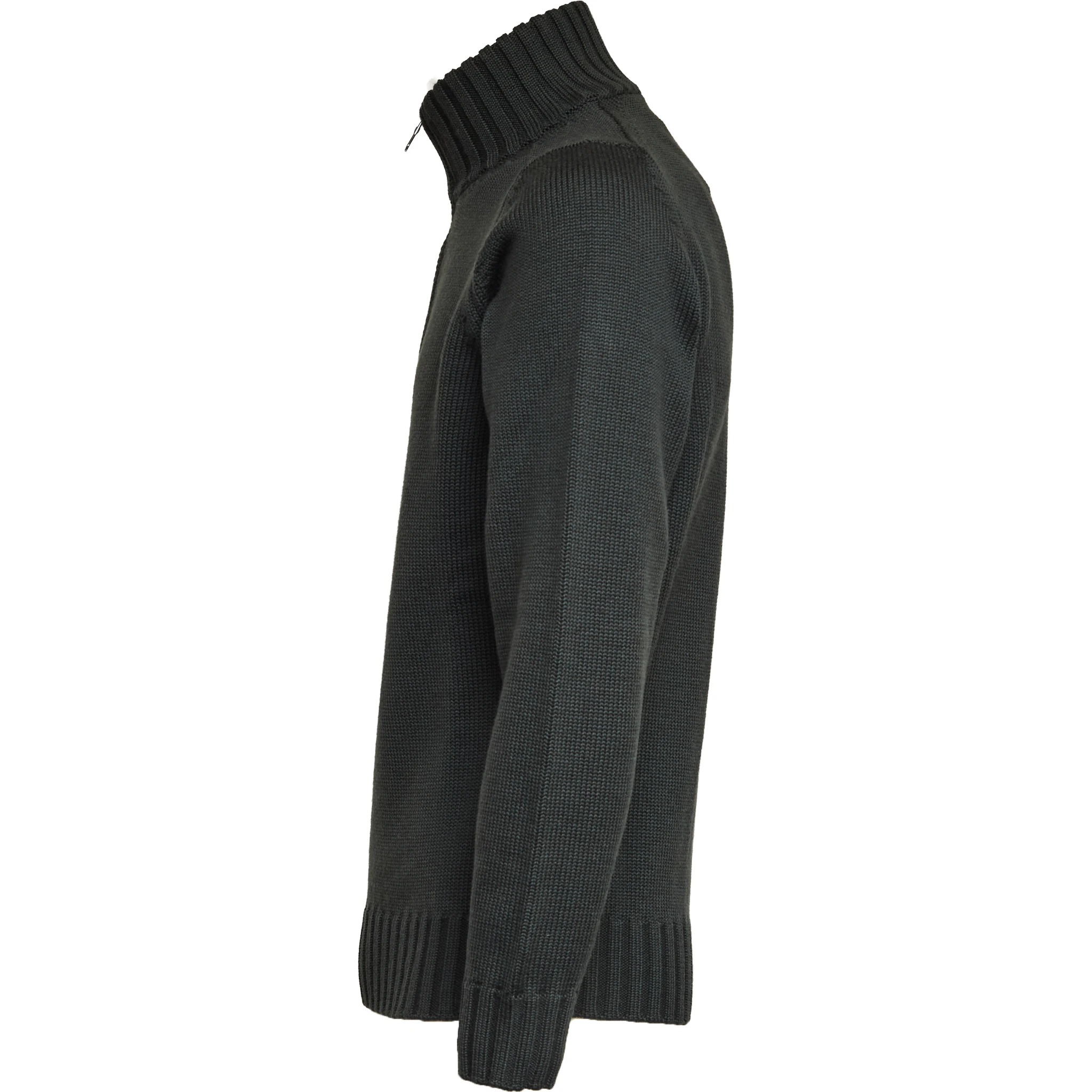 Maglia Mezza Zip In Lana Merino