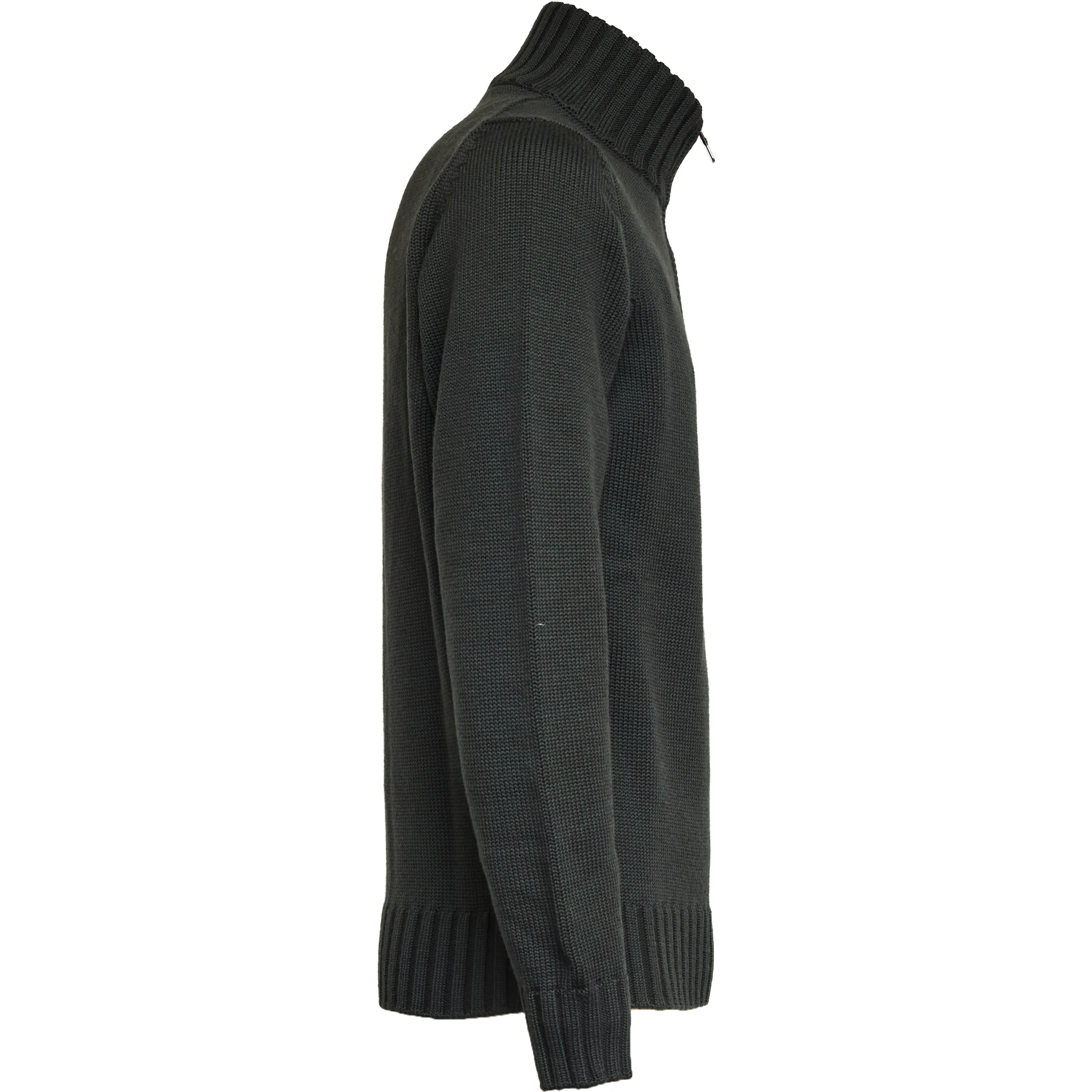 Maglia Mezza Zip In Lana Merino