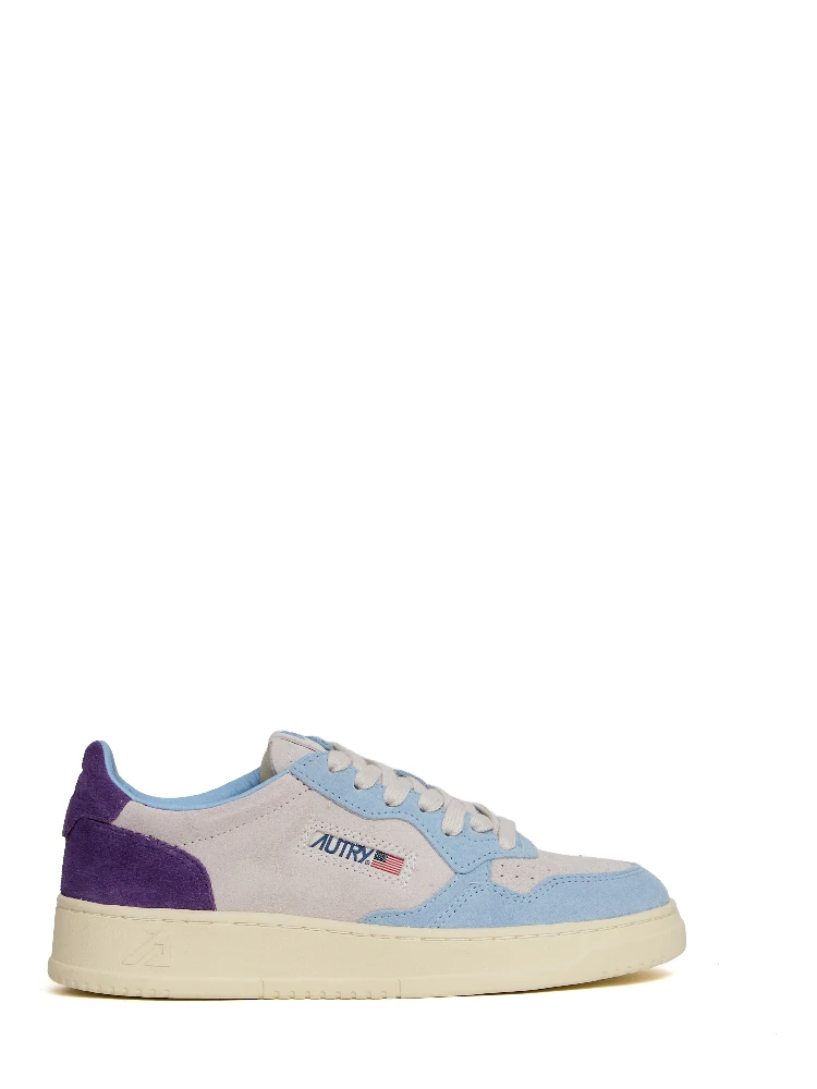 Sneakers Medalist Low Tricolor In Suede Patridge, Mauve