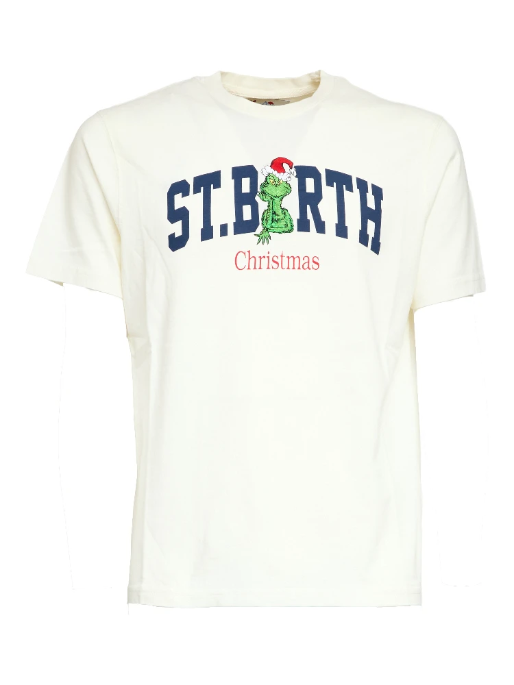 T-Shirt Arnott St. Barth Grinch Christmas In Cotone Pesante